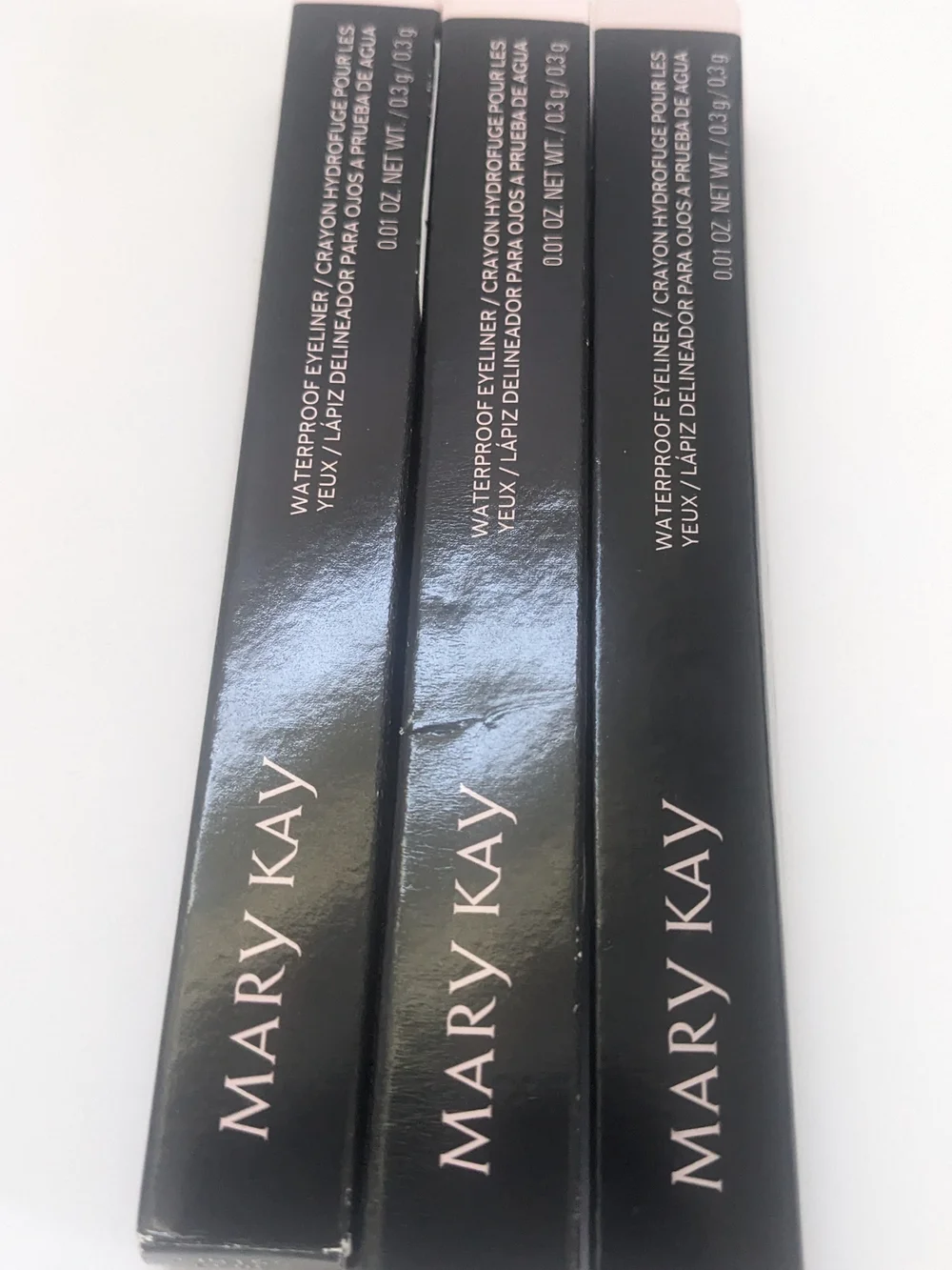 3 New Mary Kay Waterproof Eyeliner Pencil — Blue